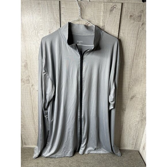 Real Essentials Mens Jacket Shirt 2XL XXL Dri Fit Long Sleeve Full Zip 3 Pack - Picture 7 of 13